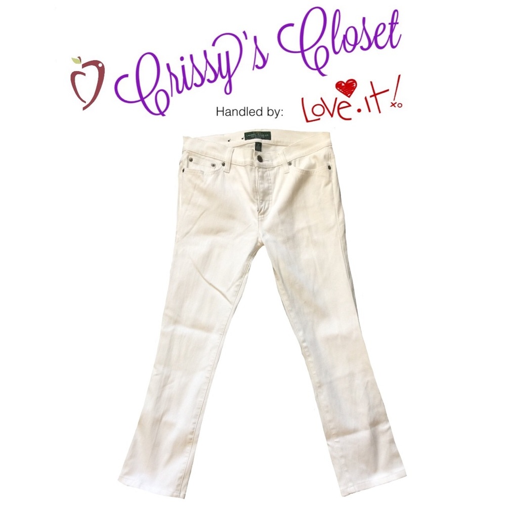 Women’s white jeans